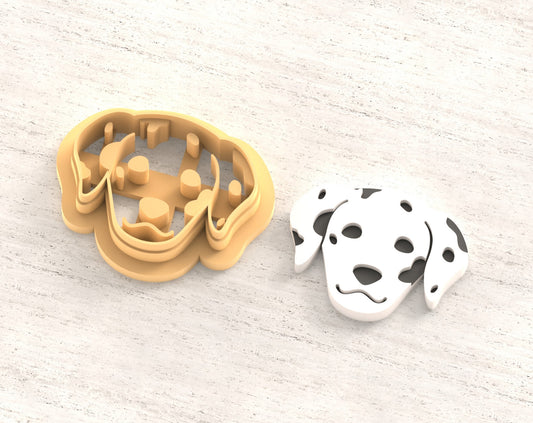 Dalmatian Dog Polymer Clay Cutter