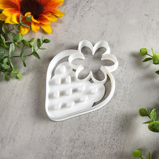 Strawberry Dish Clay Cutter for Polymer Clay, 12cm