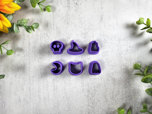 Halloween Stud Cutters for Polymer Clay