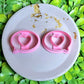 Love Talks Heart Bubbles Polymer Clay Cutter