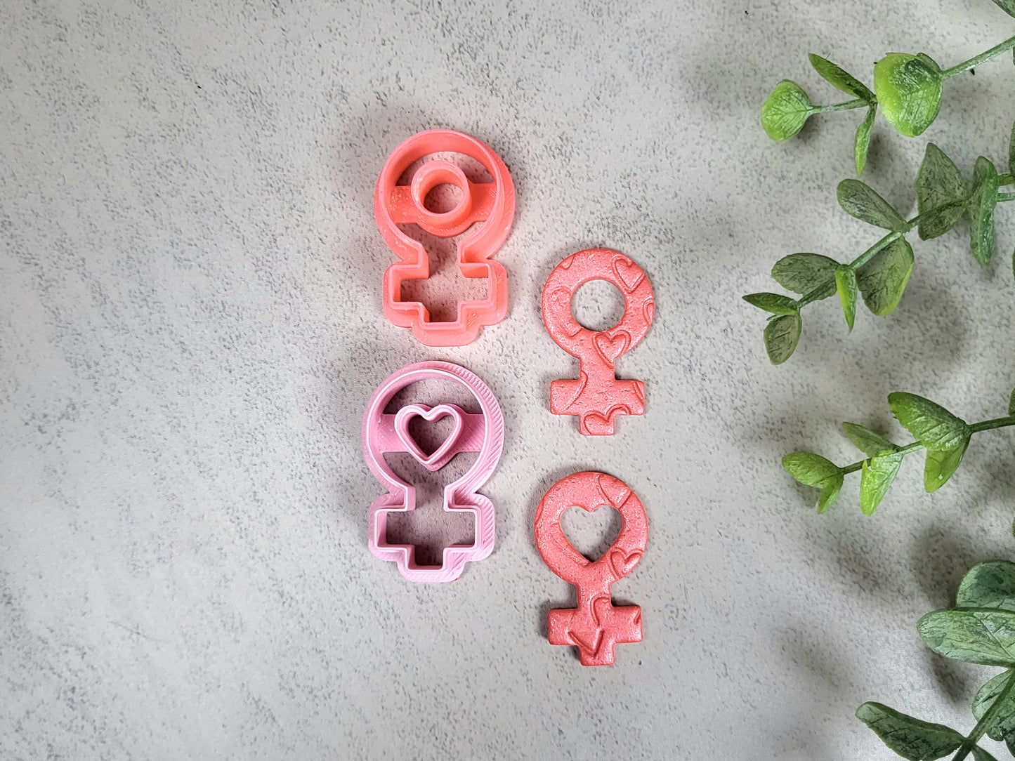 Female Symbols Polymer Clay Cutter