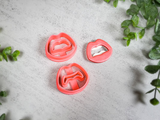 Valentine Lips Polymer Clay Cutter