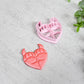 Sexy Heart Cheeks Polymer Clay Cutters