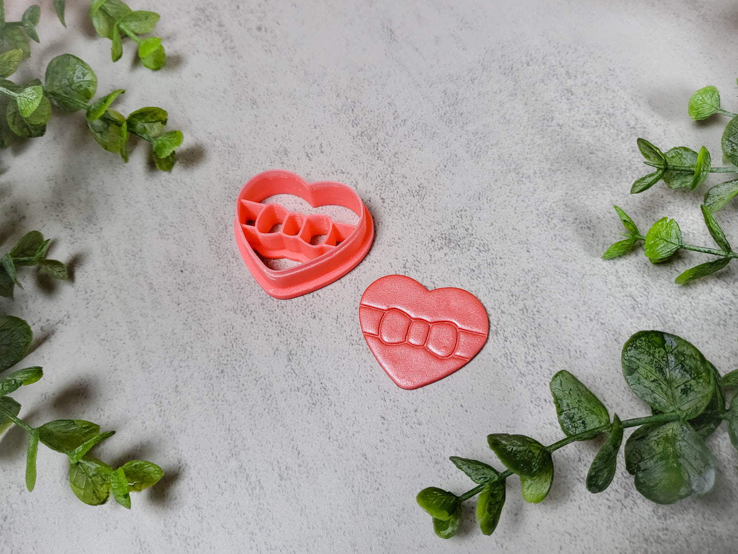 Heart Chocolate Box Polymer Clay Cutters