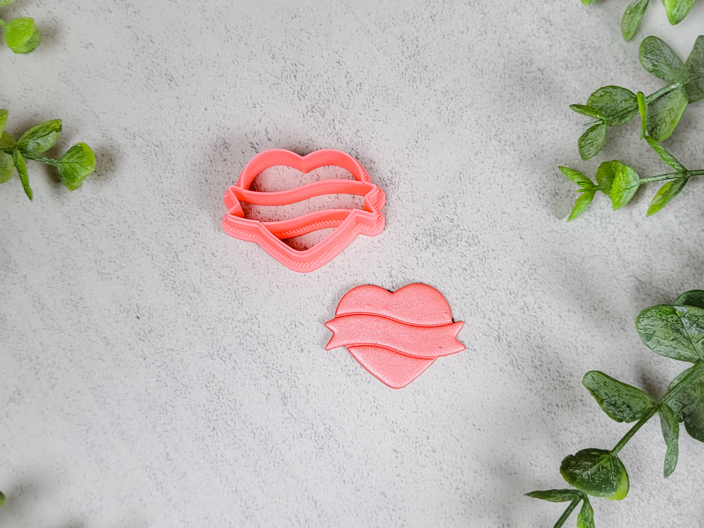Tattoo Heart Polymer Clay Cutters