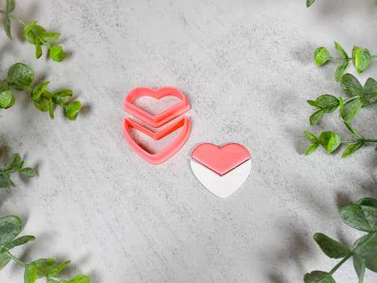 Valentine's Day Clay Cutter Set 2, Polymer Clay Earring Cutter, Cookie  Cutter, Valentines Clay Cutter Set of 5, Candy Heart XOXO Cutter 