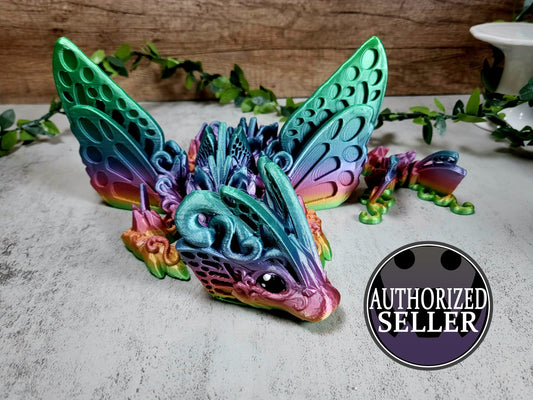 Rainbow Butterfly Dragon