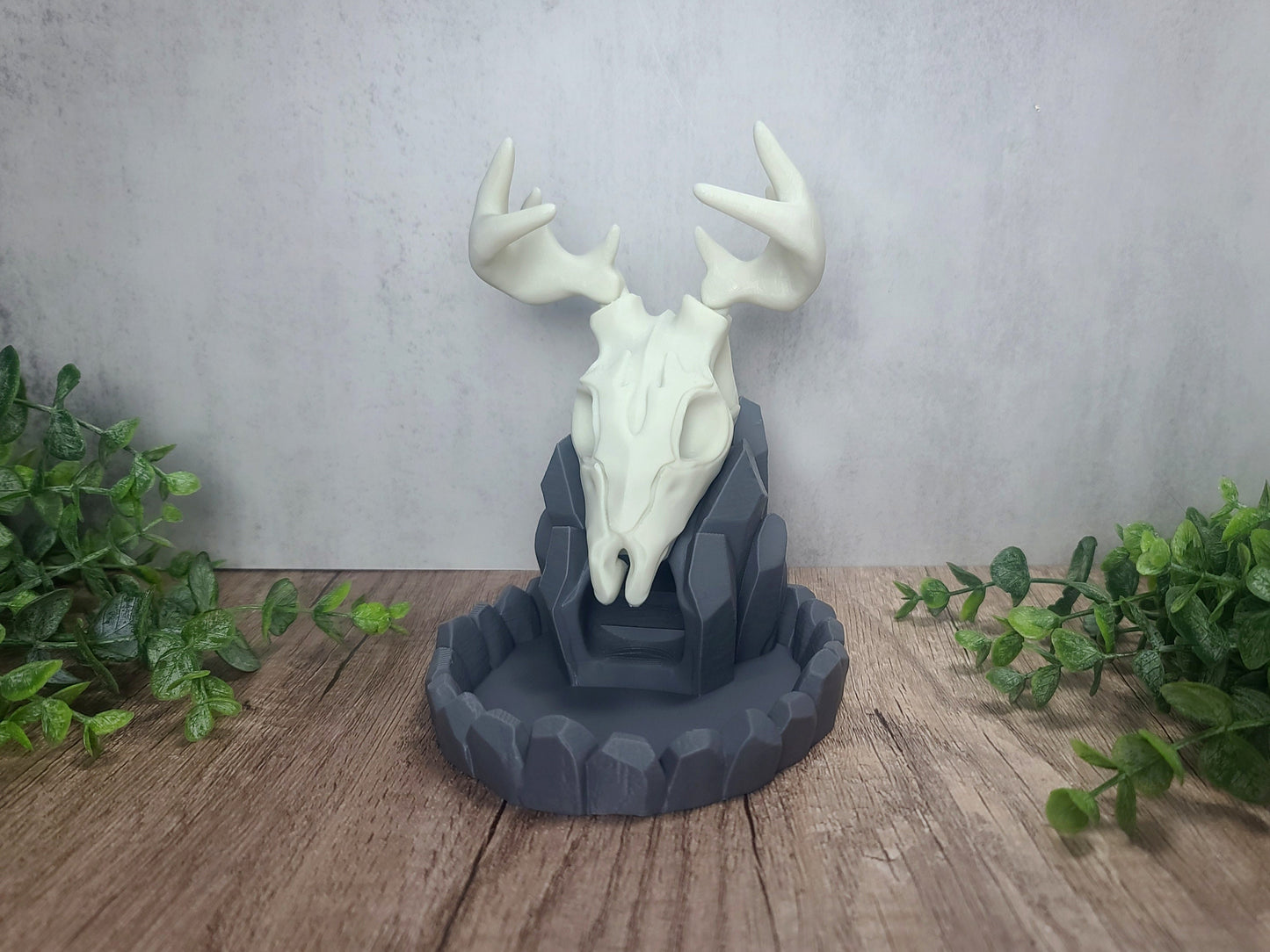 Dice Tower, Deer Skull Dice Tower, 3d Printed Tabletop Accessory, Role playing,