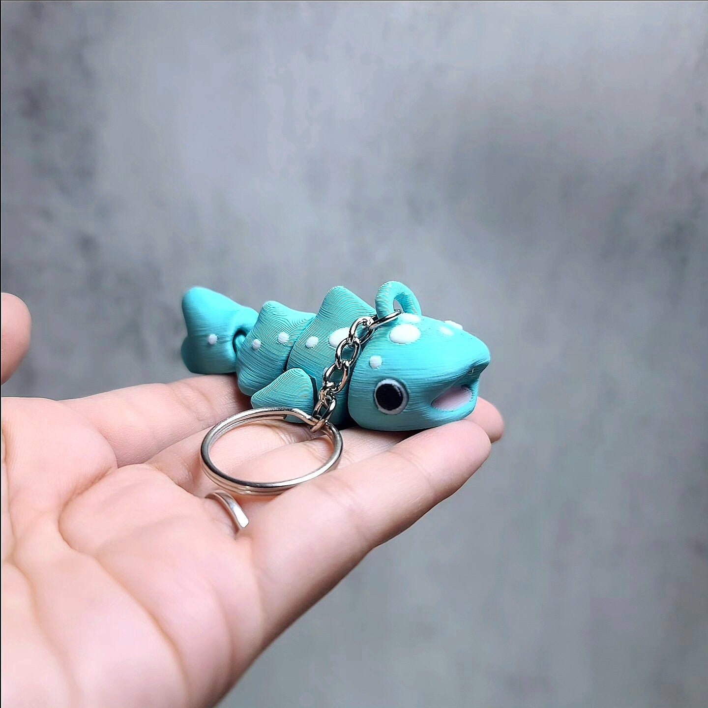 Whale Shark Keychain, 3d Printed Whale Shark Keychain, Cute Keychains, Kawaii Gift