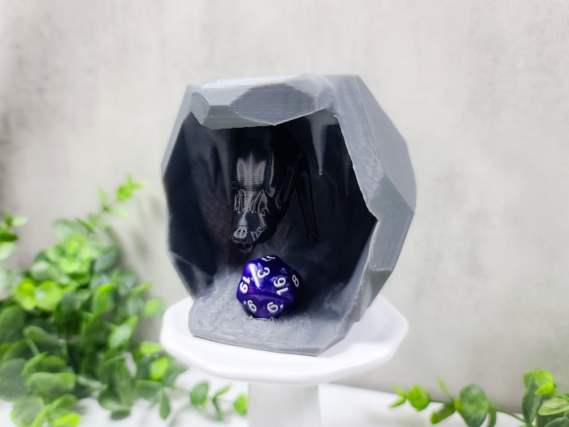 Bat Cave D20 Dice Holder, Dice Holders, DND, Tabletop Gaming, Dice Guardian, Dice Guardians