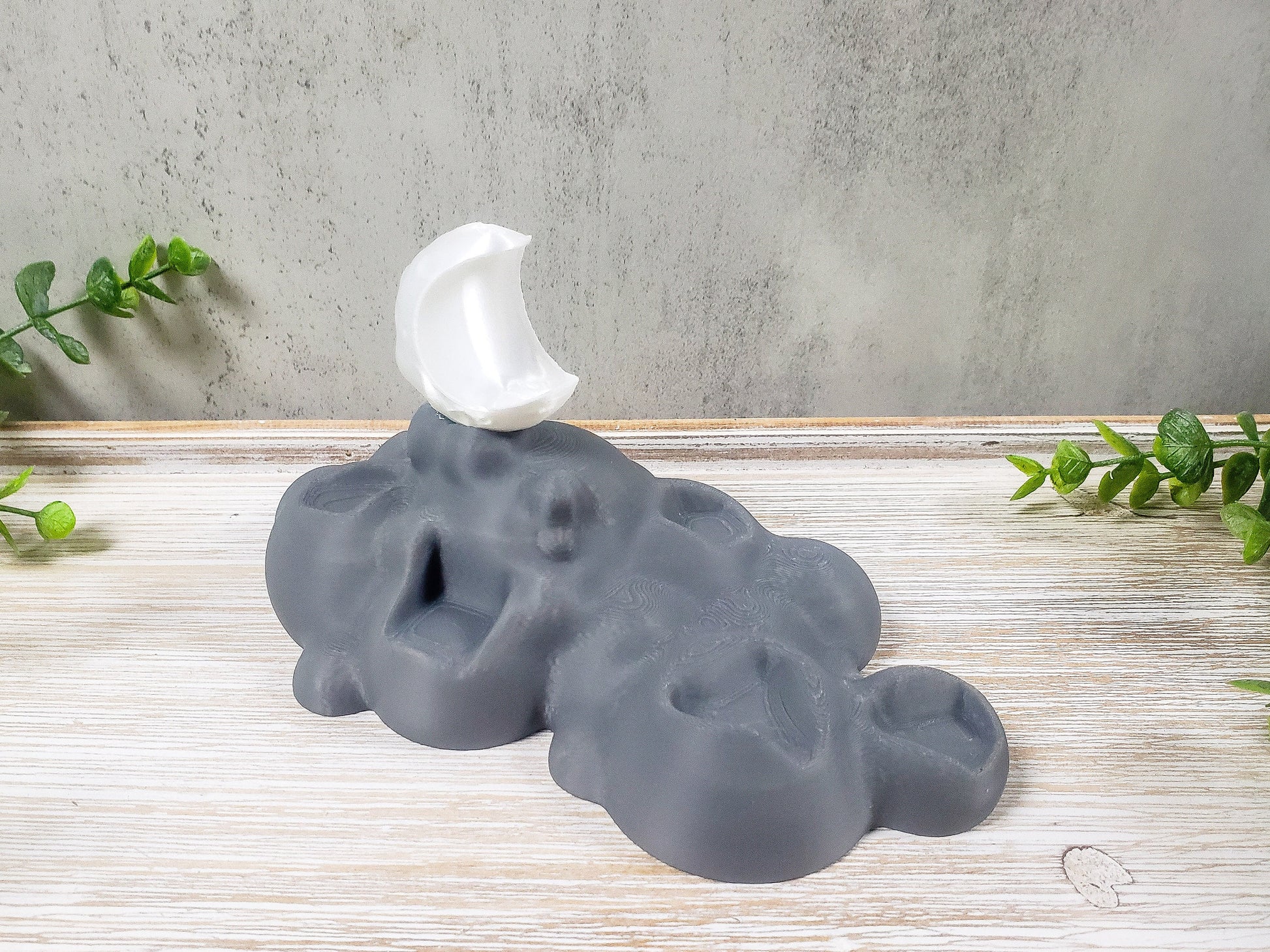 Moon Dice Holder, Moon in Clouds Dice Holders, DND, Tabletop Gaming, Polyhedron Dice Holders, Dice Guardian