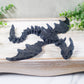 Death Wish Spirit Dragon, Dragon Figurine, Articulated Dragon, Flexi Dragon, Layers in Green, Bone Dragon, Skeleton Dragon