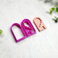 2 Part Arch Stair Polymer Clay Cutter, Step Clay Cutters