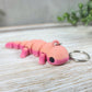 Salamander keychain, 3d printed salamander keychain, cute keychains, Kawaii Gift