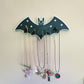 Bat Necklace Hangers, Gothic Jewelry Organizer, Gothic Necklace Holder, Bat Wings