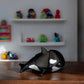 Tiny Orca Straw Topper, 3d Printed Orca, Killer Whale, Marine Animal 3d Print