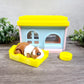 Guinea Pig 3d Print with House, Layers in Green, Guinea Pig and House, Adopt a Guinea Pig