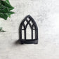 Gothic Window Shelf, Gothic Window Stand, Layers in Green