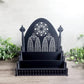 Gothic nail polish organizer, Halloween decor, gothic decor, gothic cathedral, desk organizer, jewelry organizer, bathroom organizer