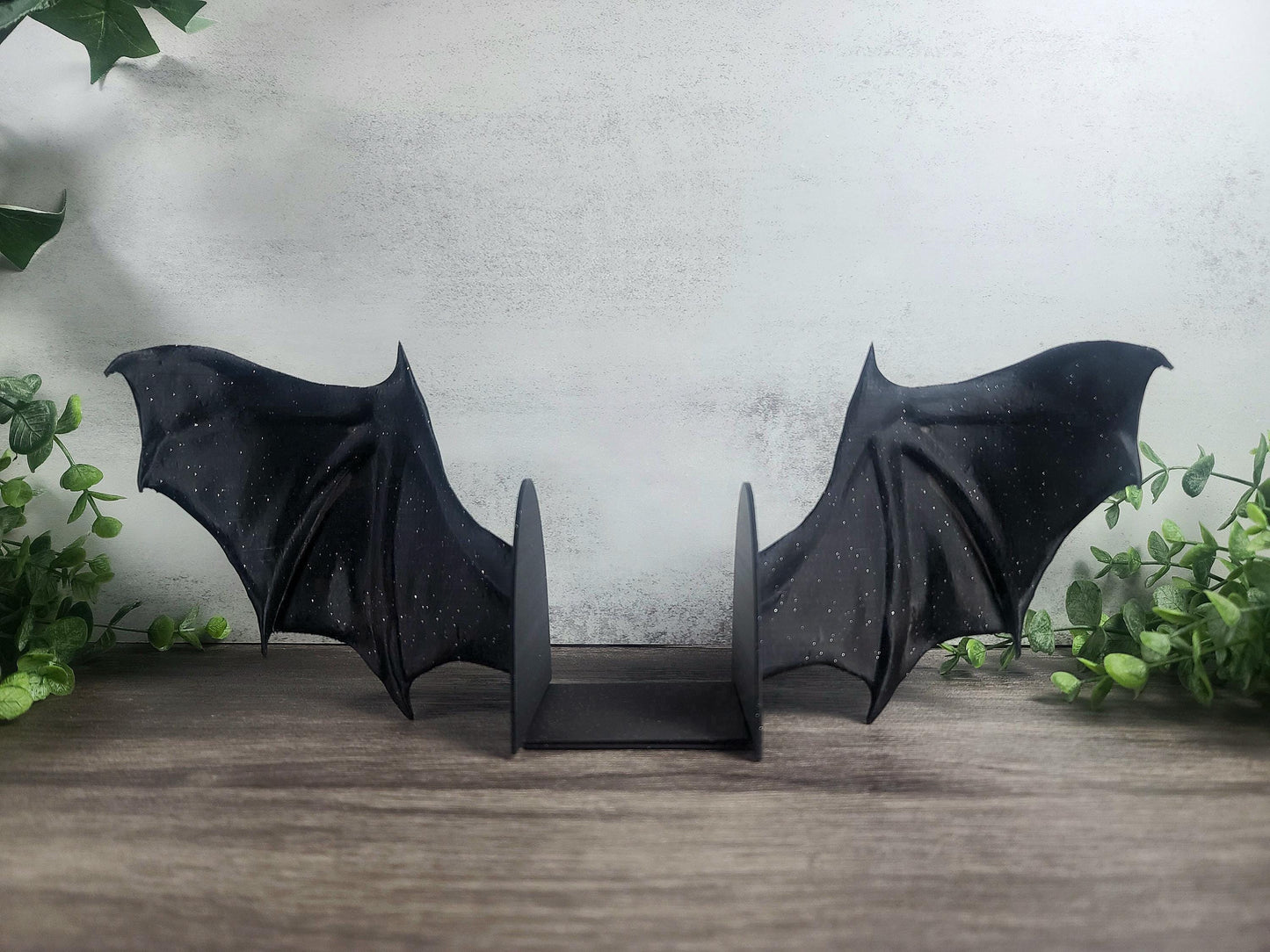 Bat Wing Bookends, Bat Winged Boys, Bat Boys, Halloween Decor, Bookish, Gothic Decor