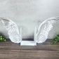 Angel wing bookends, Valkyrie wings, bookish, gothic decor, pegasus wings, greek decor