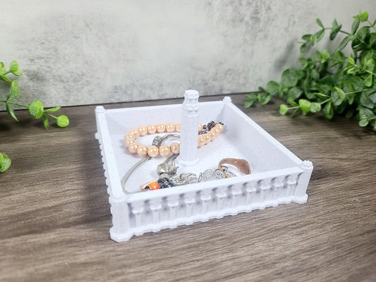 Gothic jewelry tray, jewelry organizer, gothic Cathedral necklace holder, gothic jewelry organizer, witchy bracelet holder, ring organizer