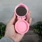 Cute Retro compact mirror with star, pill holder, customizable accessories