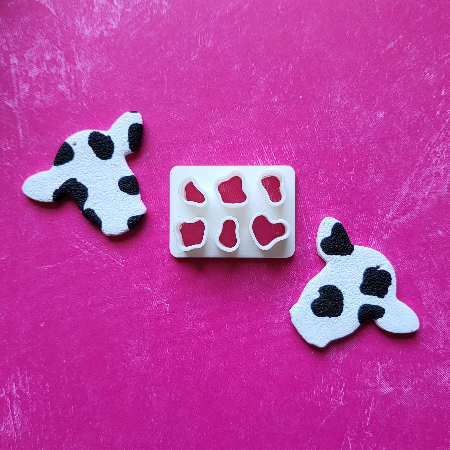 Cow Pattern Clay Cutter