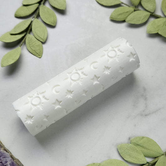 Hearts and arrows texture roller for polymer clay - Lala Handmade store