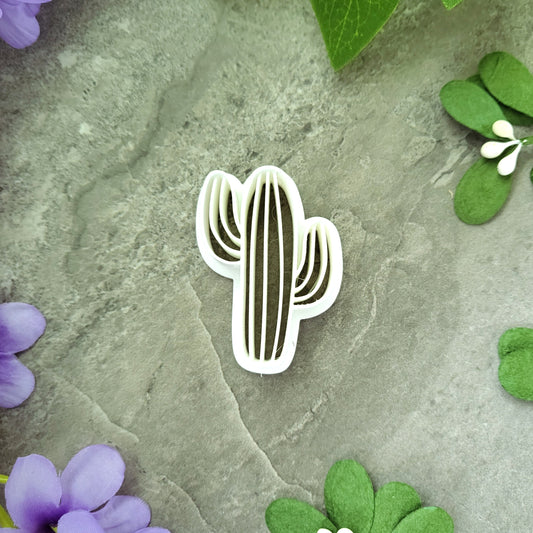 Cactus Embossed Clay Cutter