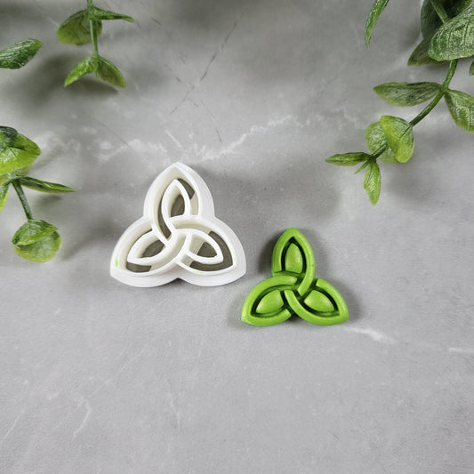 Celtic Knot A Clay Cutter for Polymer Clay, Clay Cutter, Embossed Clay Cutter , Clay Supplies