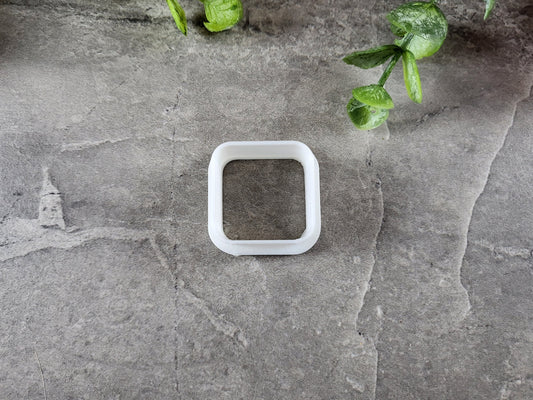 Rounded Square Shape Clay Cutter for Polymer Clay, Square Clay Cutter