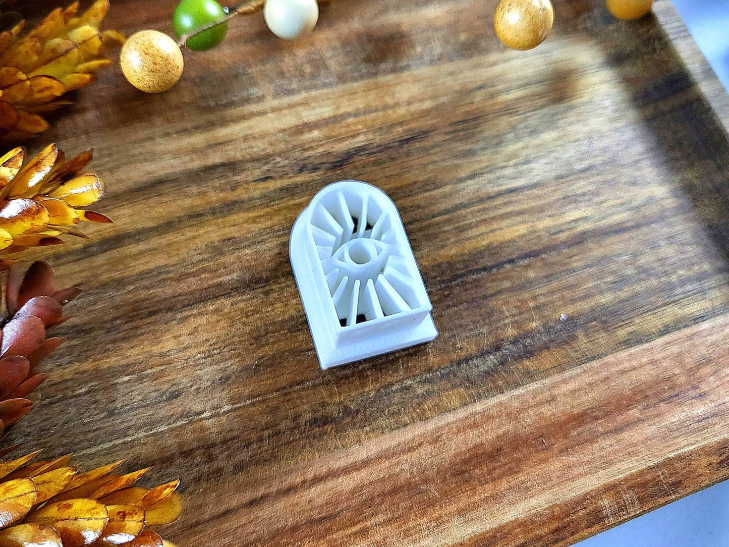 Arch with Eye Imprint Clay Cutter, Eye Clay Cutter, Polymer Clay Cutters, Earring Jewelry Making,