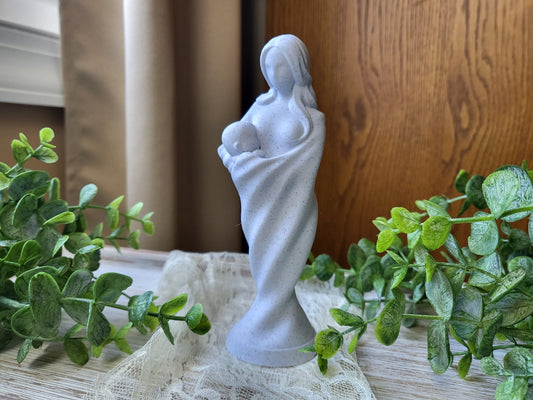 Mother and Infant 3D printed statue, mother's Day gift