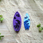 Surf Board with Ocean Clay Cutter for Polymer Clay, Floral Clay Cutter