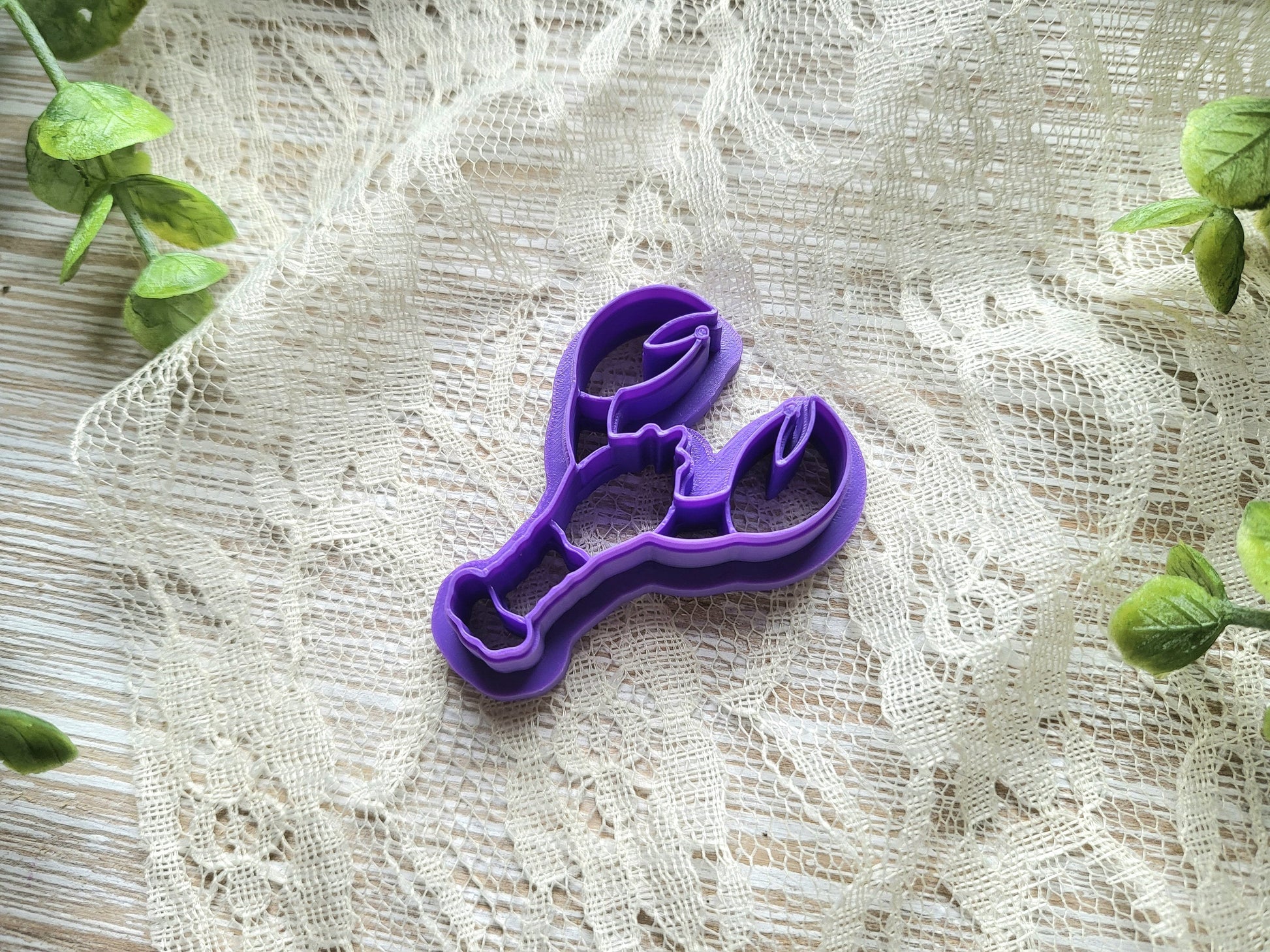 Lobster Polymer Clay Cutter, Animal Clay Cutter, Marine Life Clay Cutter, Marine Animal