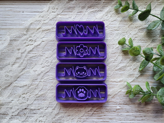 Mom Tag Clay Cutters, Polymer Clay Cutter, Mothers Day Clay Cutter