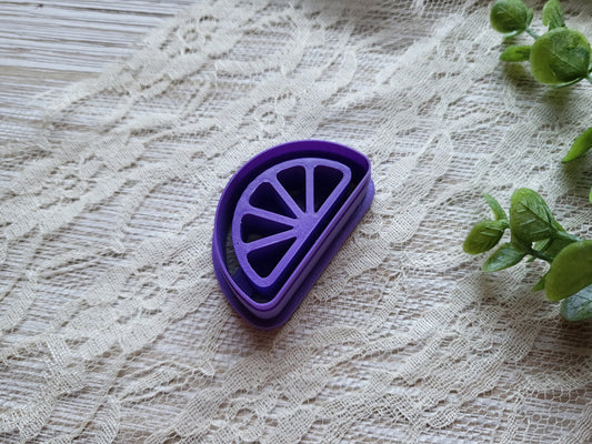 Fruit Lemon Half Clay Cutter for Polymer Clay, Cute Food Cutter, Lemon, Lime Clay Supplies