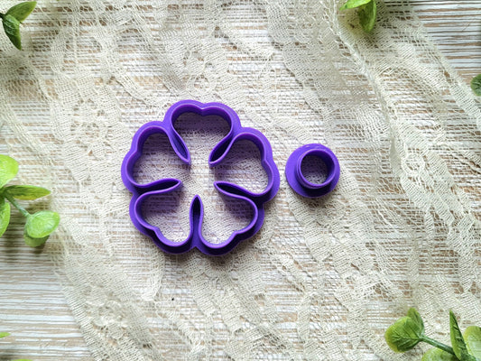 Spring Flower Set 1 Clay Cutter for Polymer Clay, Floral Clay Cutter