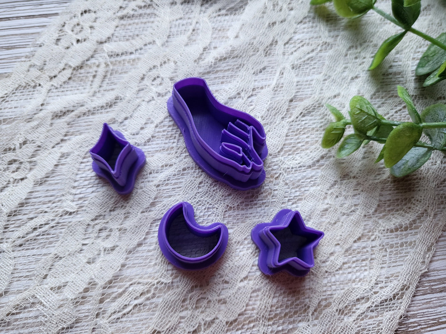 Fortune Teller Hand Set Clay Cutters for Polymer Clay
