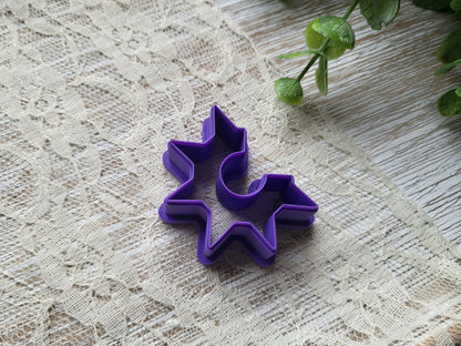 Spiked Hoop Clay Cutter, Polymer Clay Cutters, Earring Jewelry Making, Hoop Making Clay Cutter, Hoop Clay Cutter