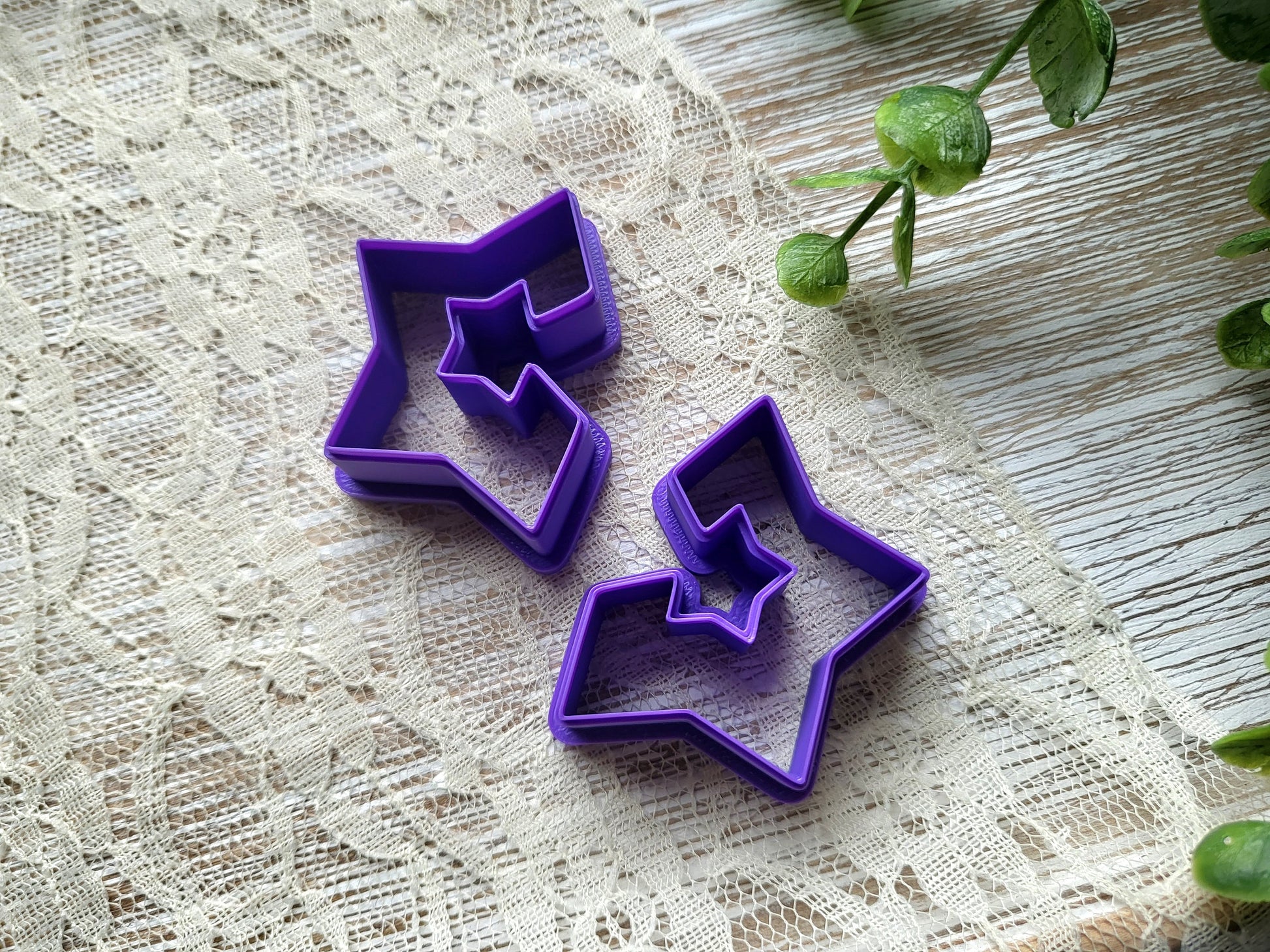 Star Hoop Clay Cutter, Polymer Clay Cutters, Earring Jewelry