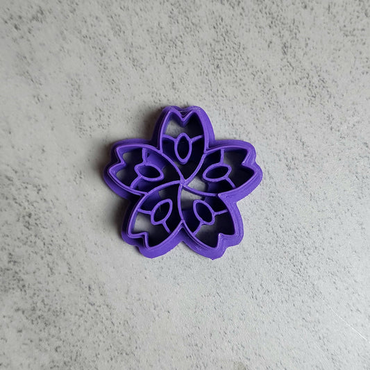 Decorative 5 Petal Flower Polymer Clay Cutter